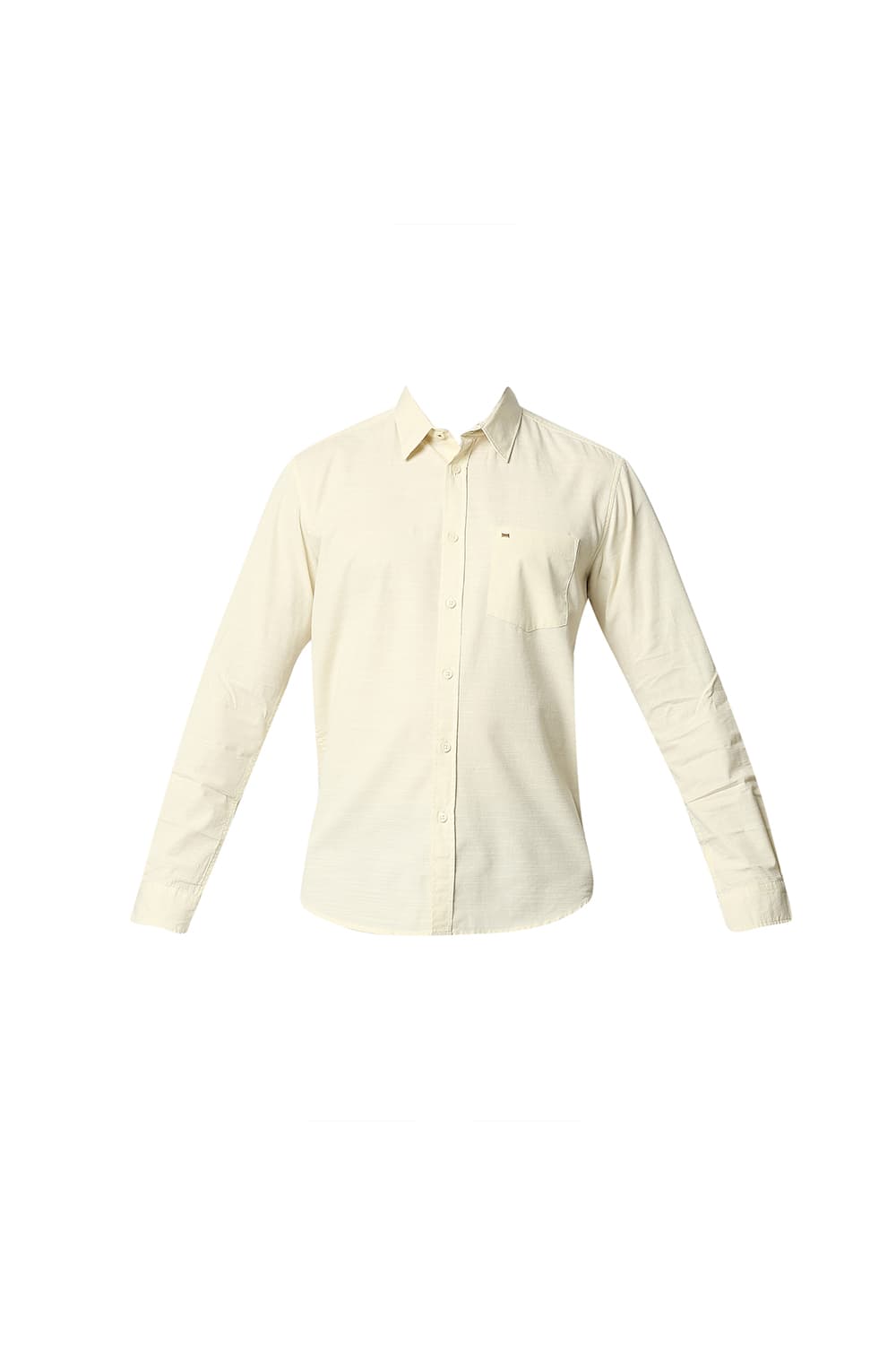 BASICS SLIM FIT SLUB SHIRT