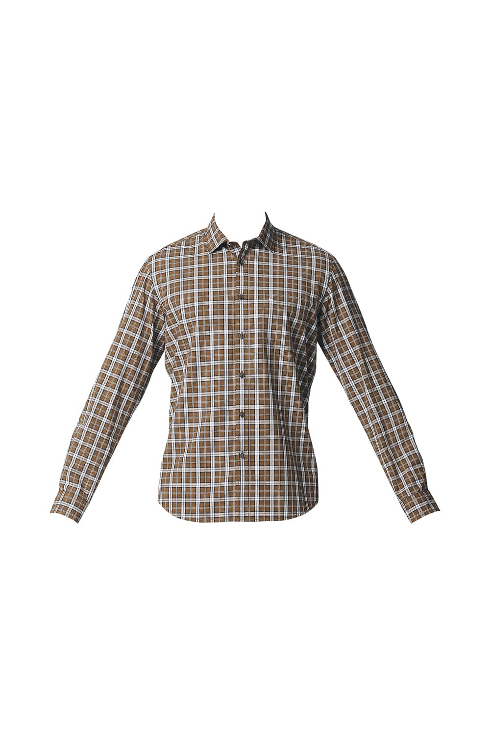 BASICS SLIM FIT CHECKS SHIRT