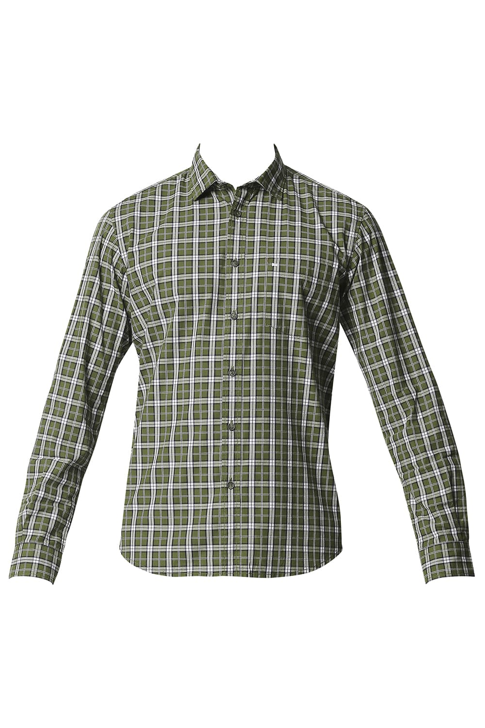 BASICS SLIM FIT CHECKS SHIRT