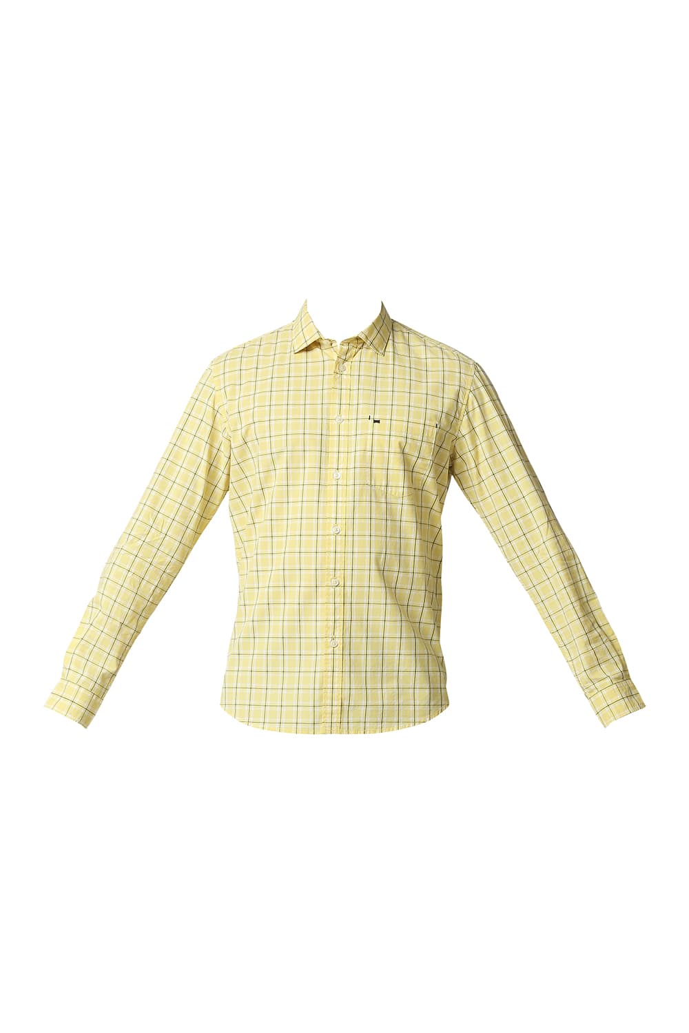 BASICS SLIM FIT CHECKS SHIRT