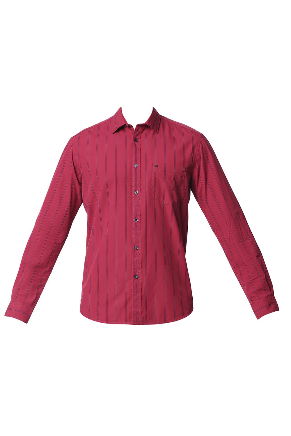 BASICS SLIM FIT STRIPE SHIRT