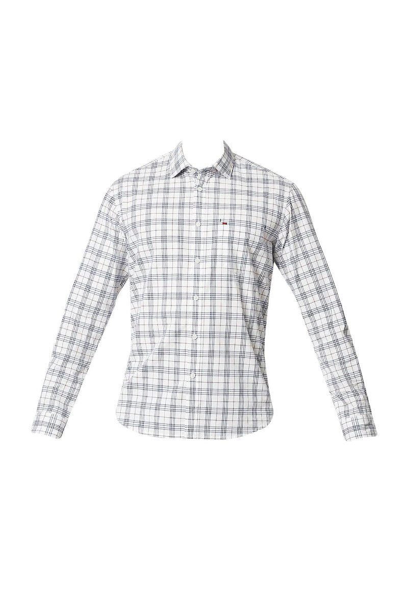 BASICS SLIM FIT CHECKS SHIRT