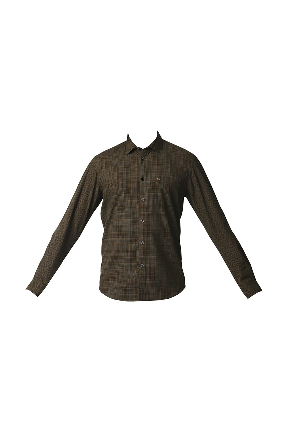 BASICS SLIM FIT CHECKS SHIRT