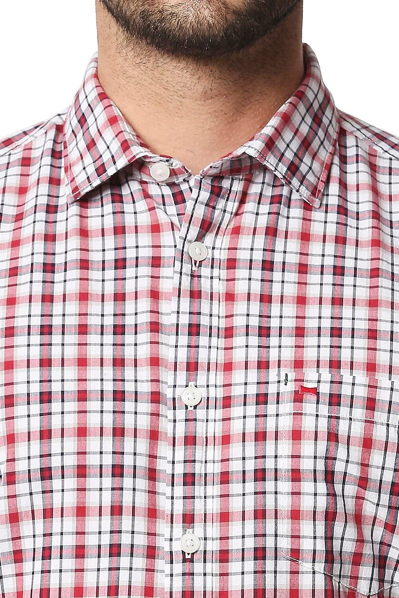 BASICS SLIM FIT CHECKS SHIRT