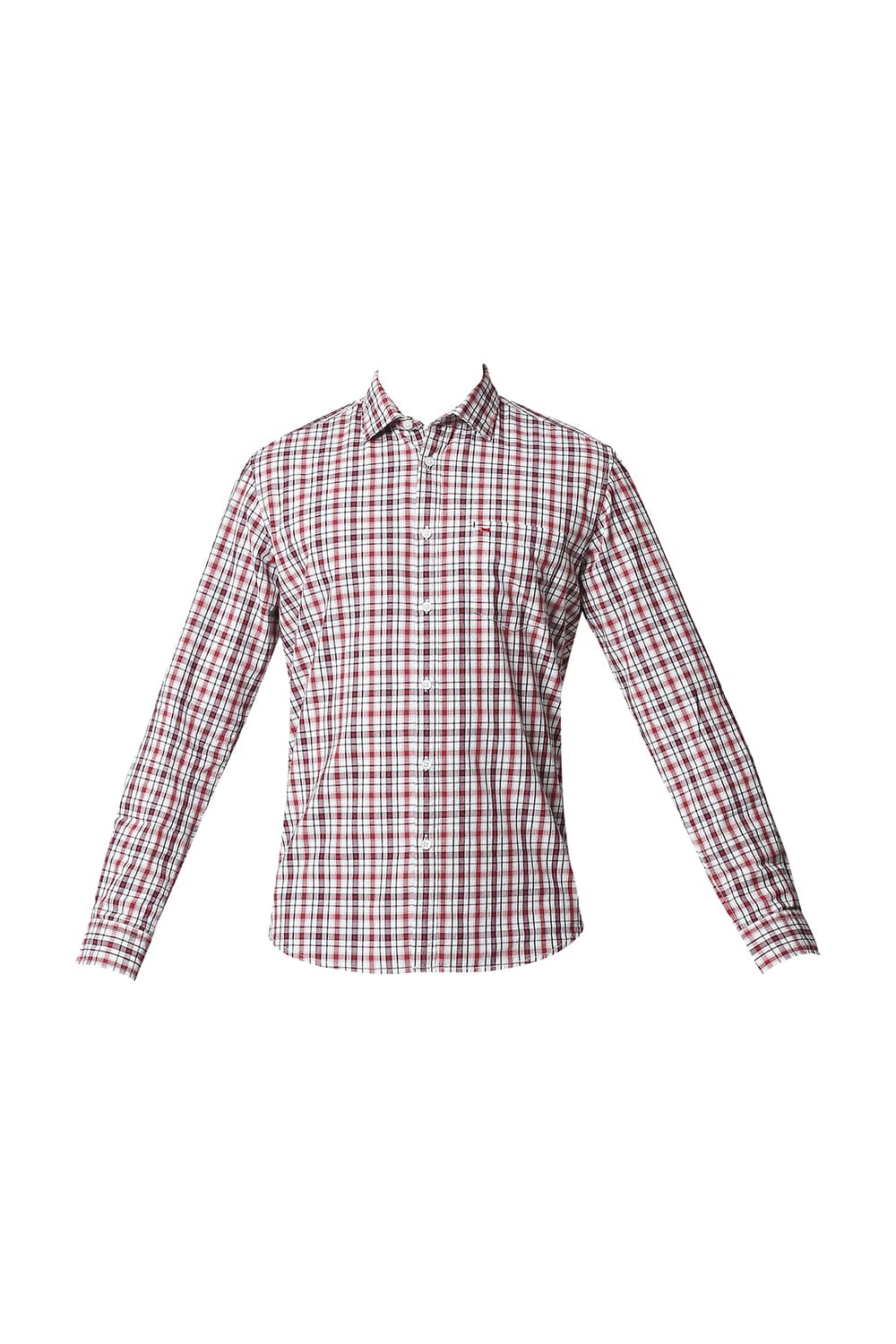 BASICS SLIM FIT CHECKS SHIRT