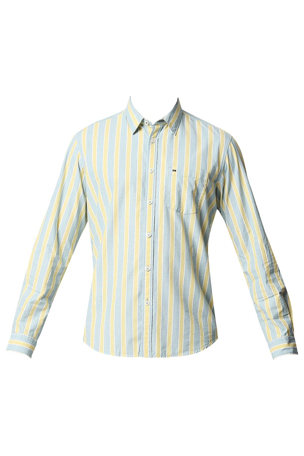 BASICS SLIM FIT STRIPE SHIRT