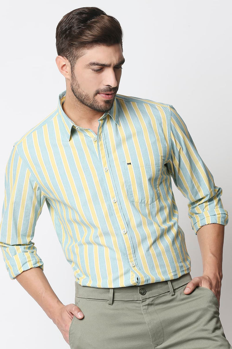 Slim Fit Stripe Shirt