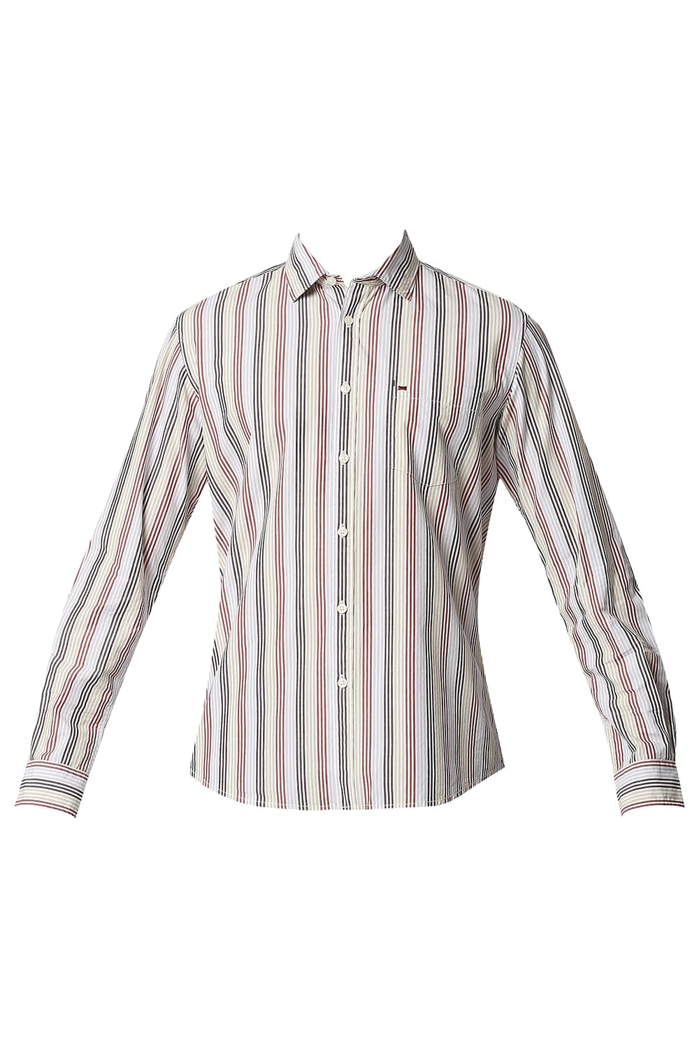 BASICS SLIM FIT STRIPE SHIRT