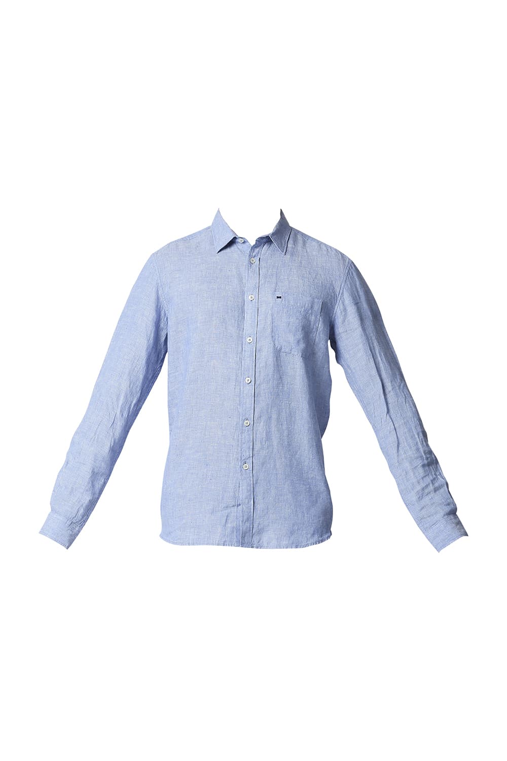 BASICS SLIM FIT LINEN SHIRT