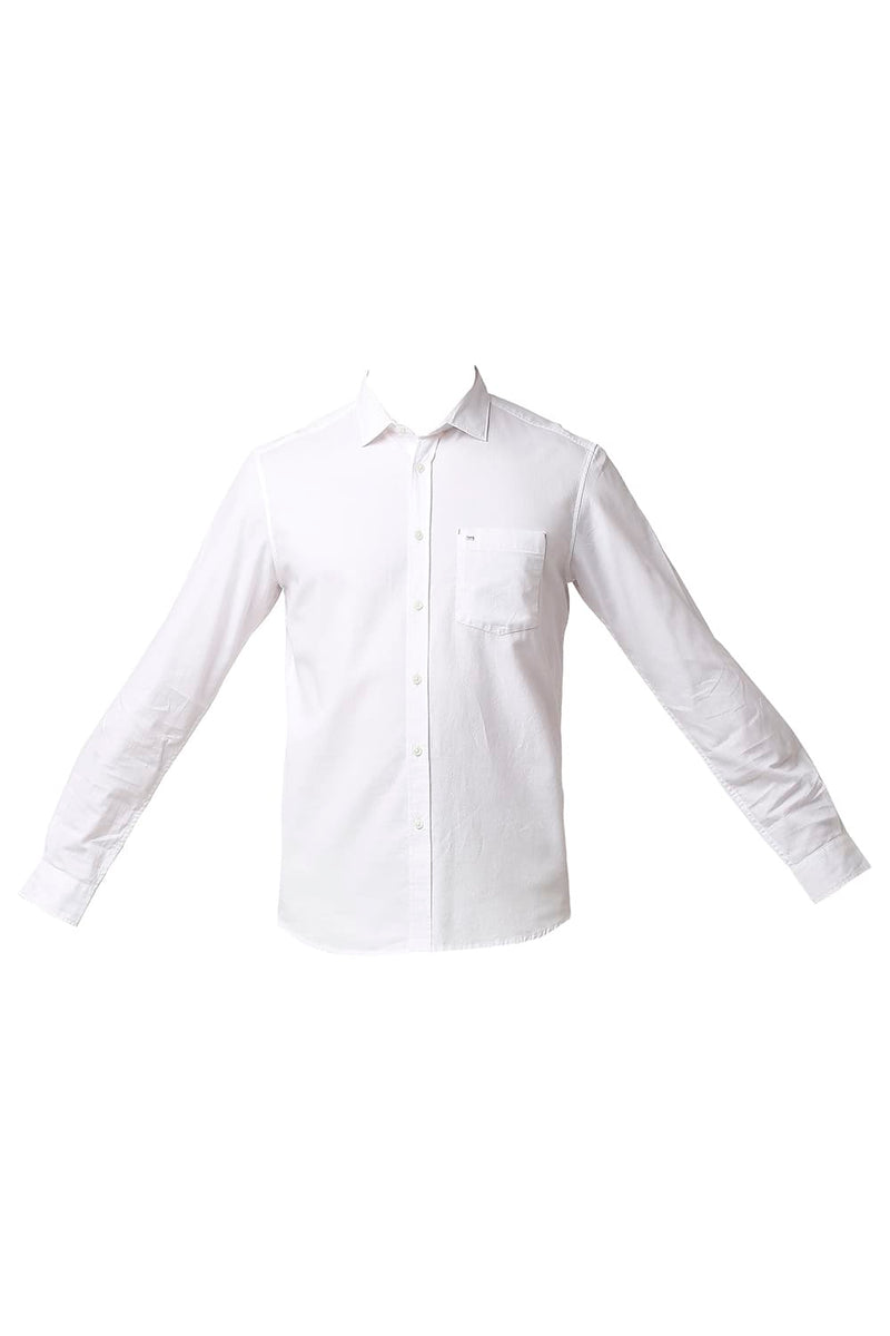 BASICS SLIM FIT CREPE SHIRT