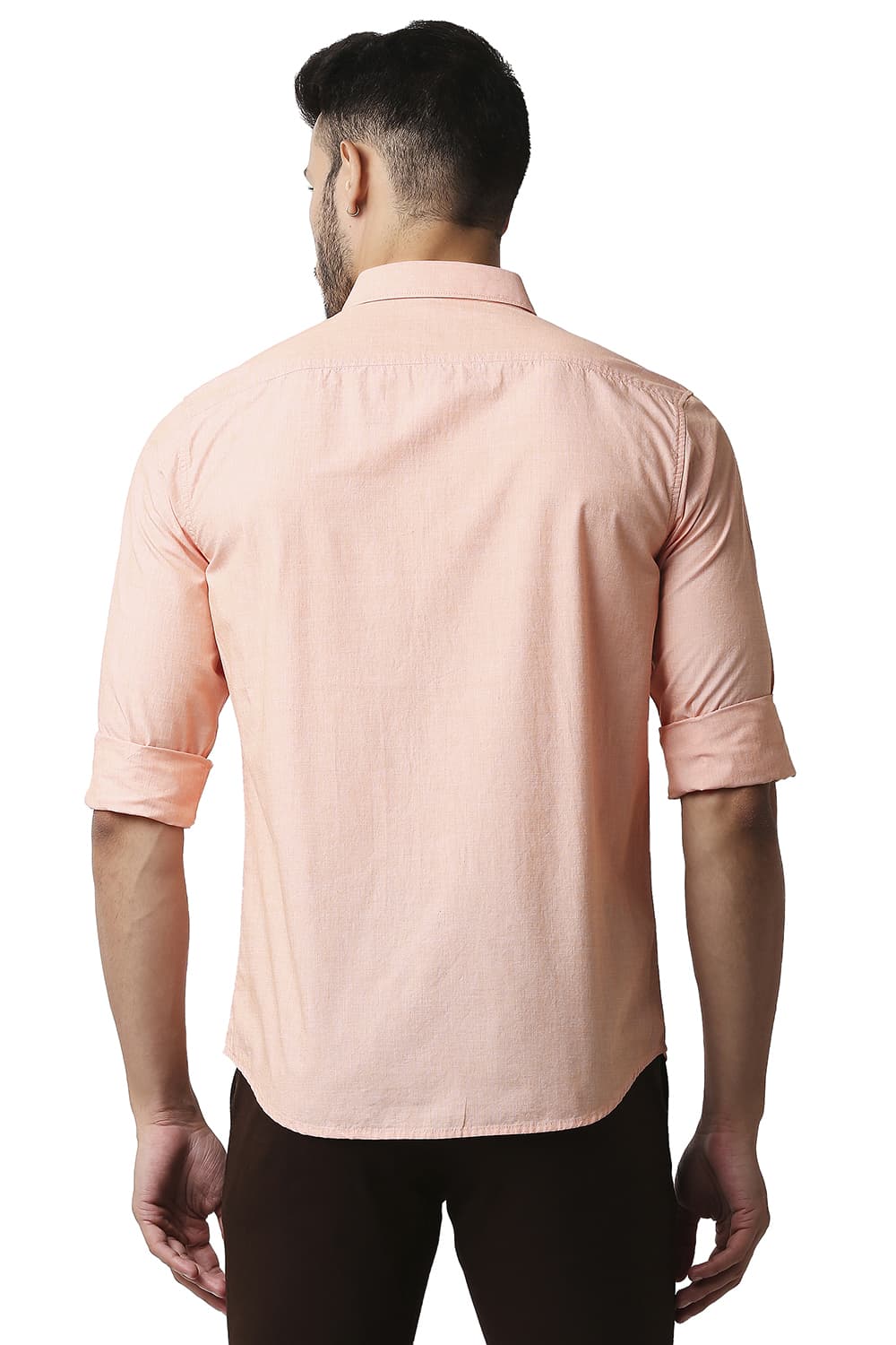 BASICS SLIM FIT FIL-A-FIL SHIRT