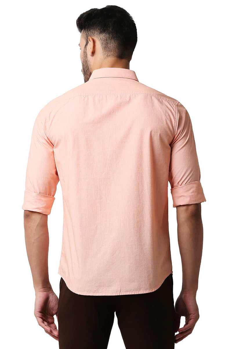 BASICS SLIM FIT FIL-A-FIL SHIRT