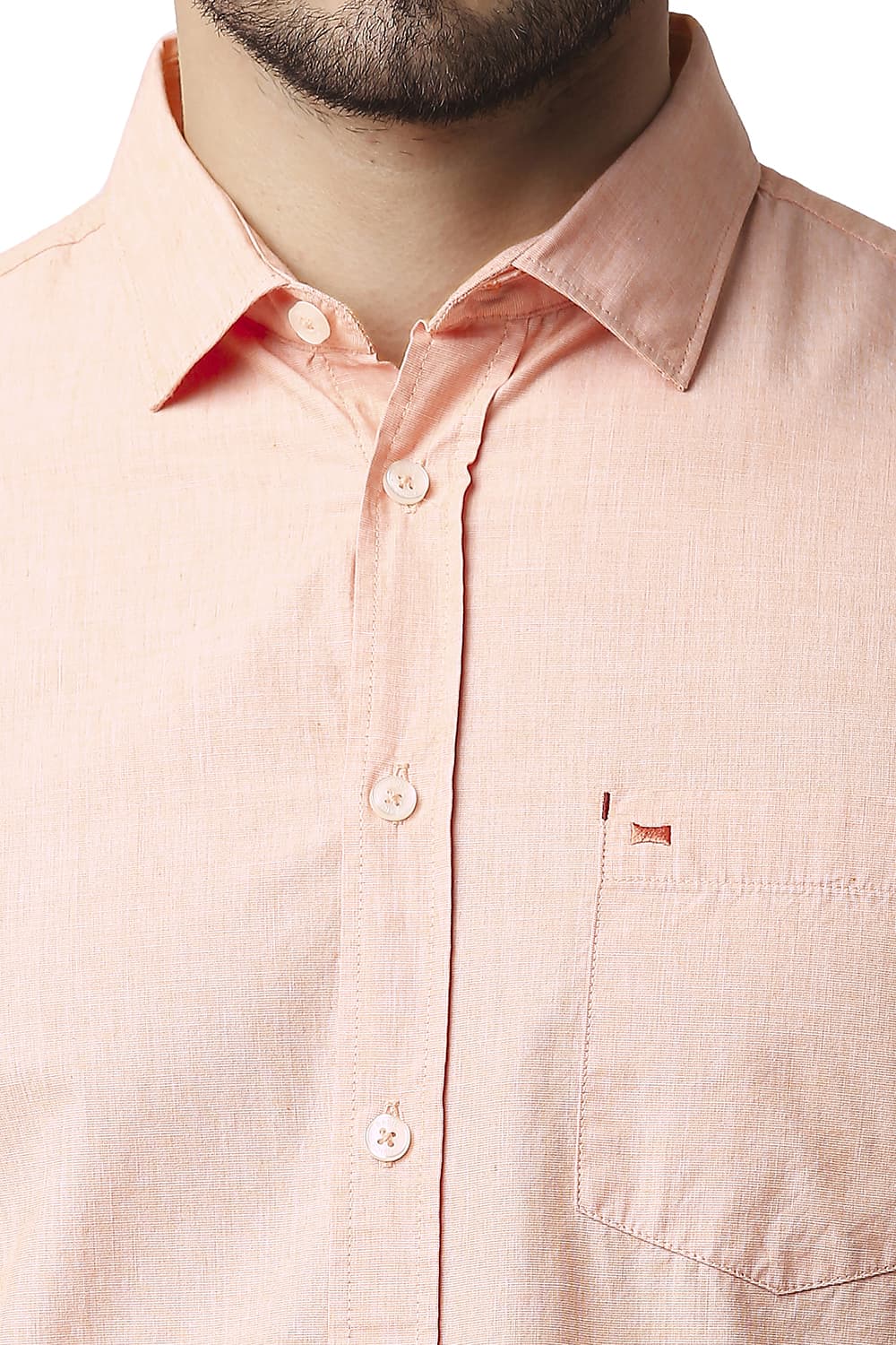 BASICS SLIM FIT FIL-A-FIL SHIRT