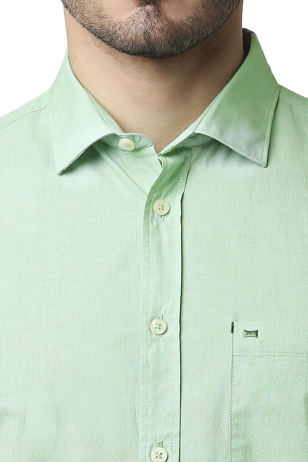 BASICS SLIM FIT FIL-A-FIL SHIRT