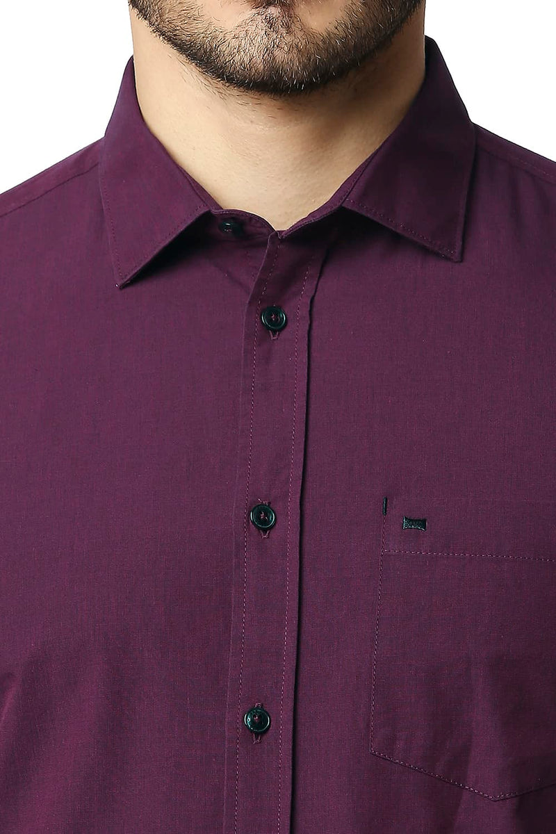 BASICS SLIM FIT FIL-A-FIL SHIRT