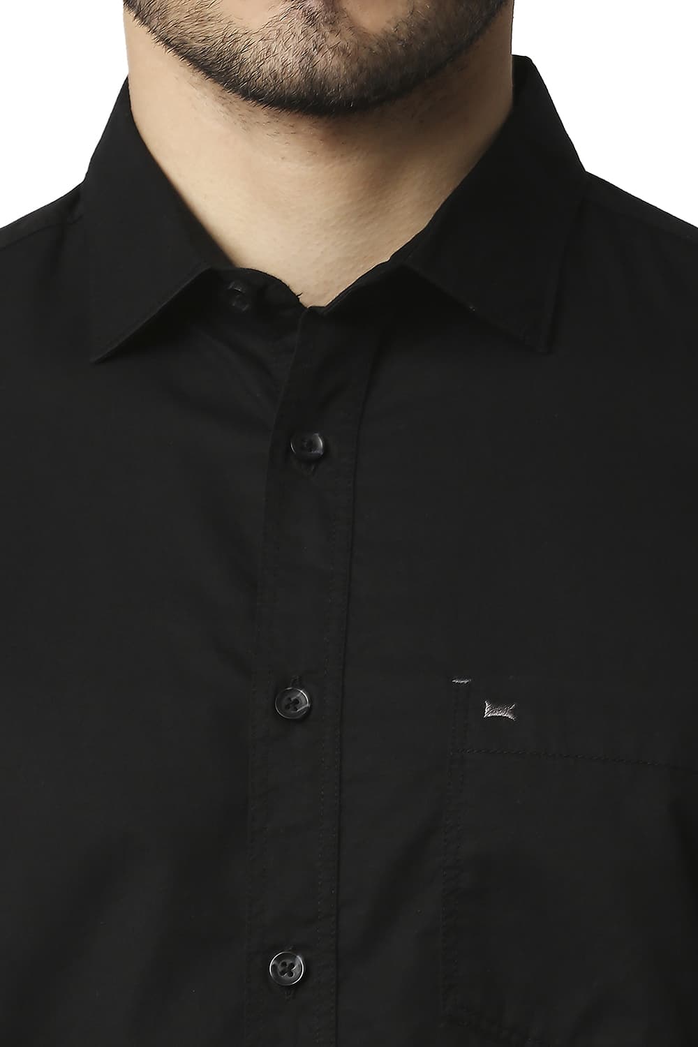 BASICS SLIM FIT TWILL SHIRT