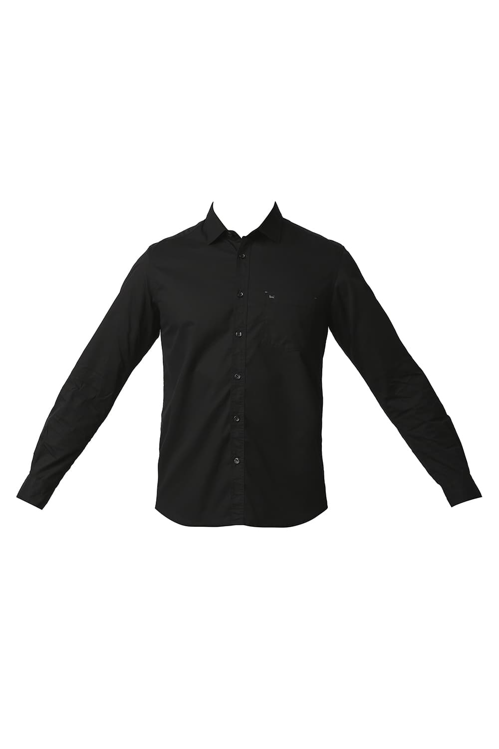 BASICS SLIM FIT TWILL SHIRT