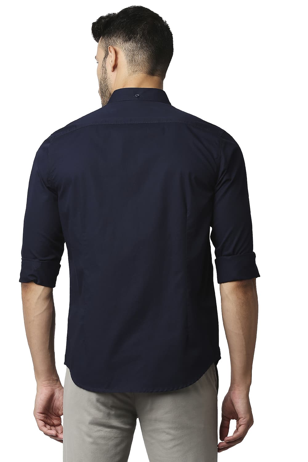 BASICS SLIM FIT TWILL SHIRT