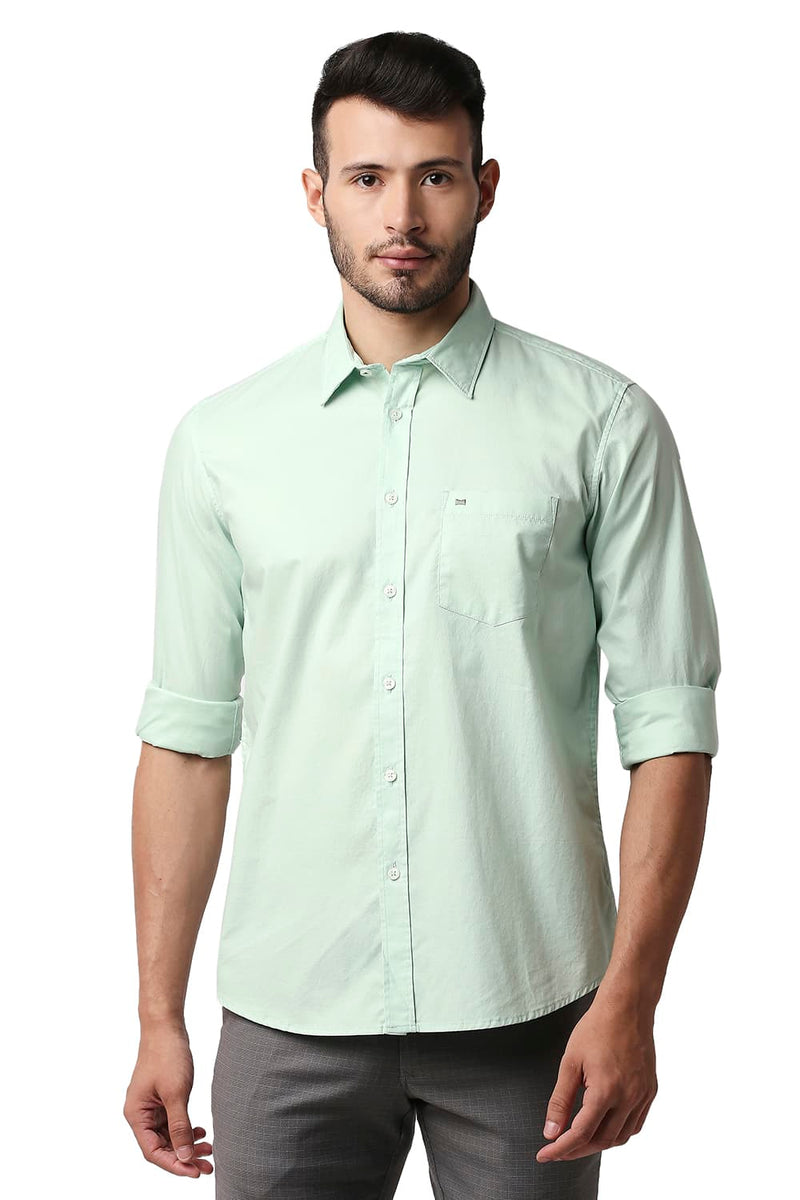 BASICS SLIM FIT OXFORD SHIRT