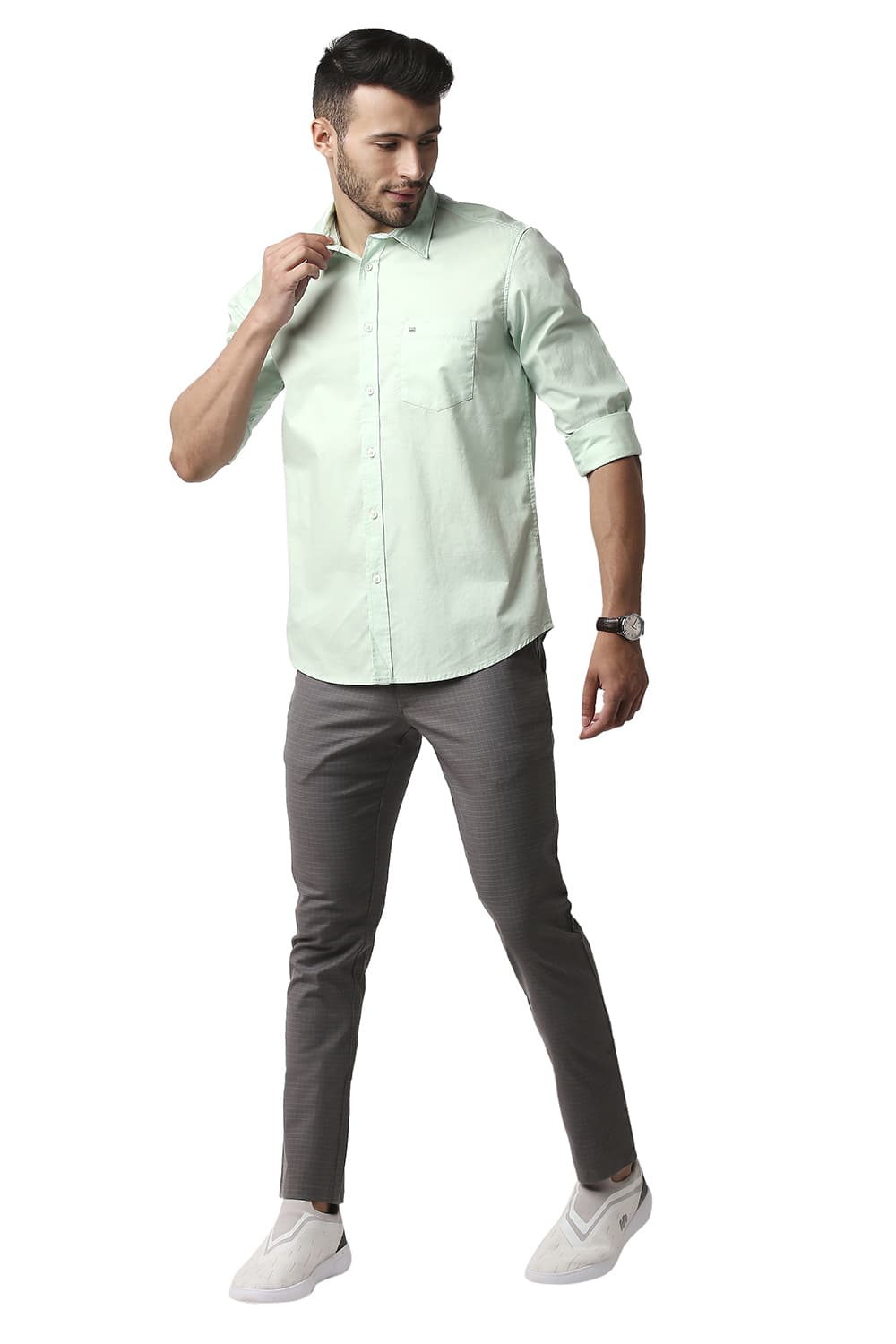 BASICS SLIM FIT OXFORD SHIRT