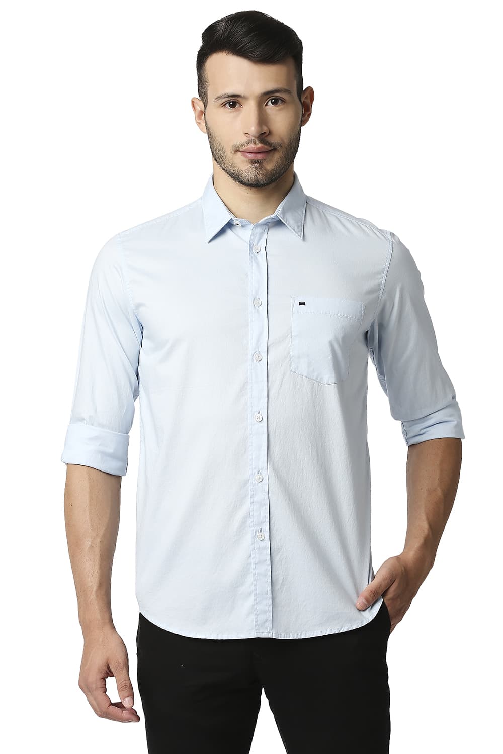 BASICS SLIM FIT OXFORD SHIRT