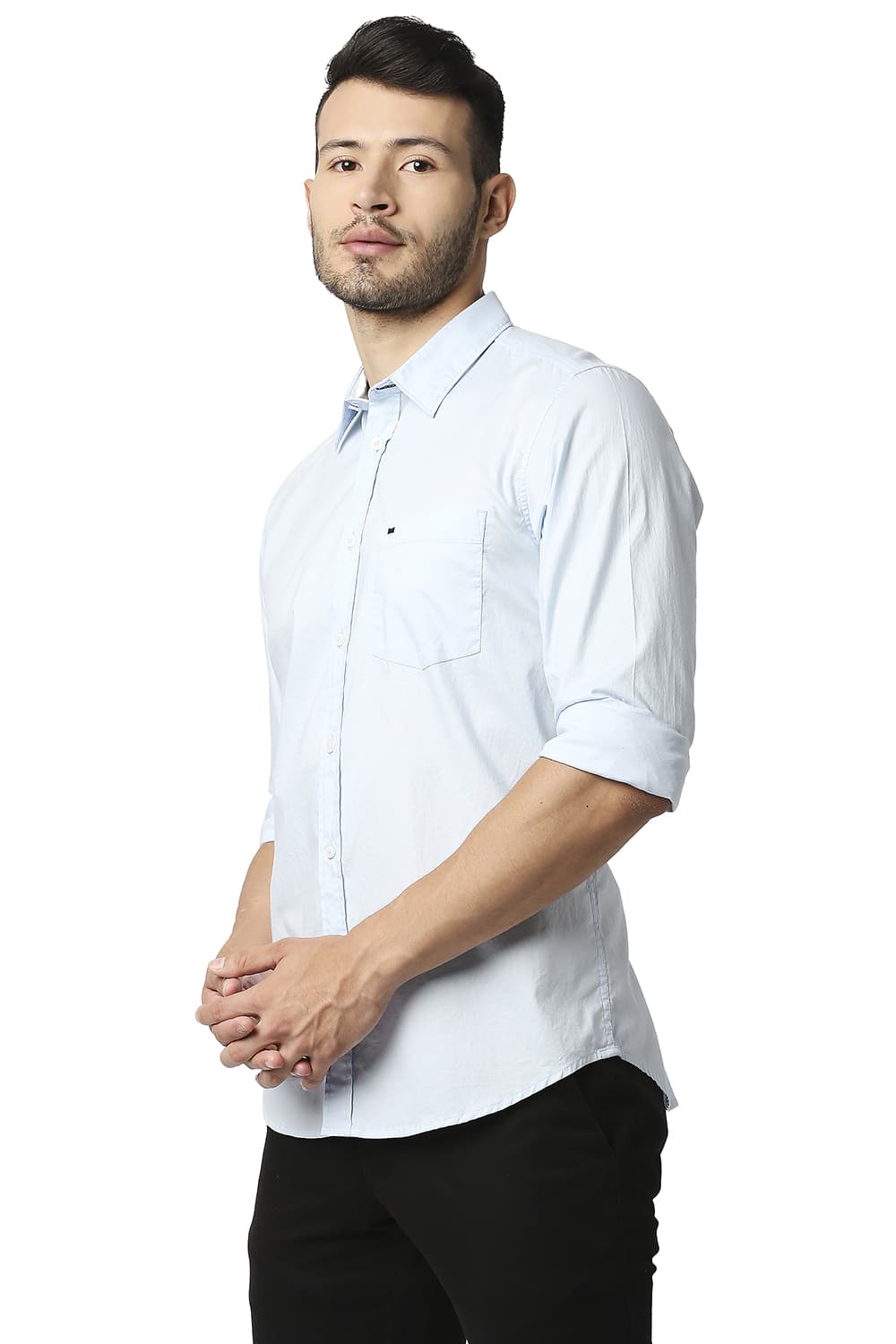 BASICS SLIM FIT OXFORD SHIRT