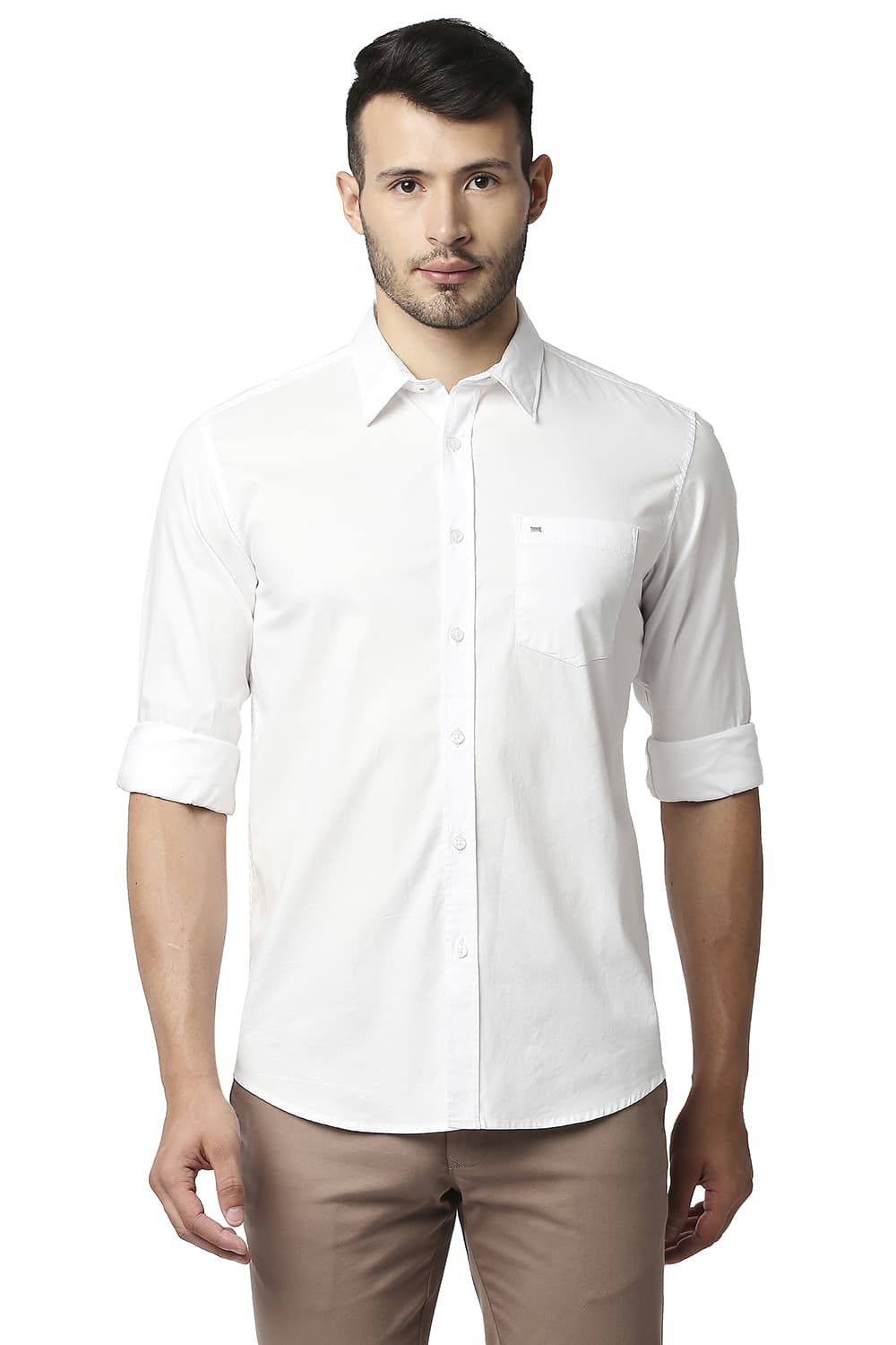 BASICS SLIM FIT OXFORD SHIRT