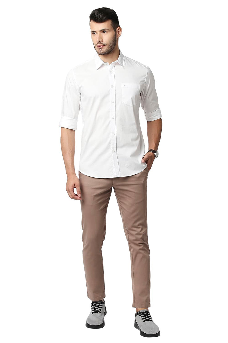 BASICS SLIM FIT OXFORD SHIRT