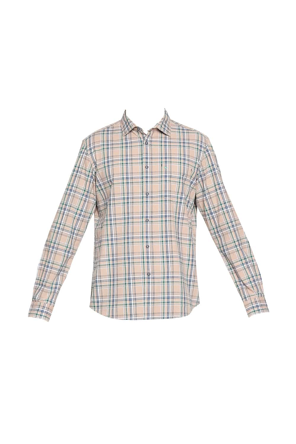 BASICS SLIM FIT CHECKS SHIRT