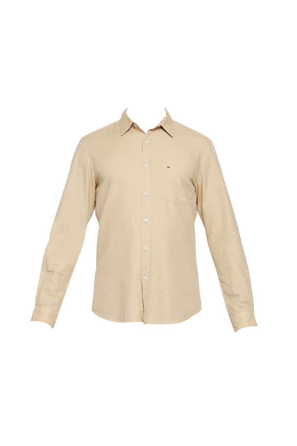 BASICS SLIM FIT COTTON HEMP SHIRT