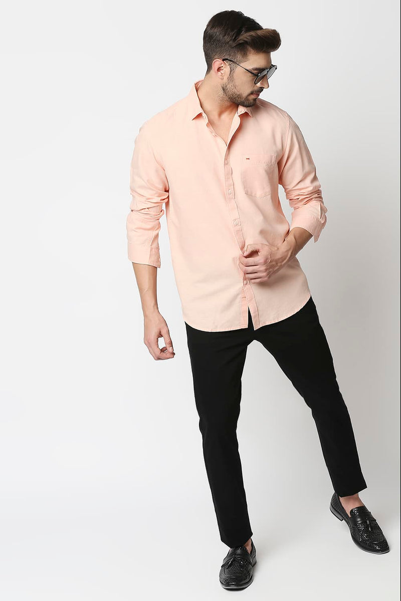 Slim Fit Cotton Hemp Shirt