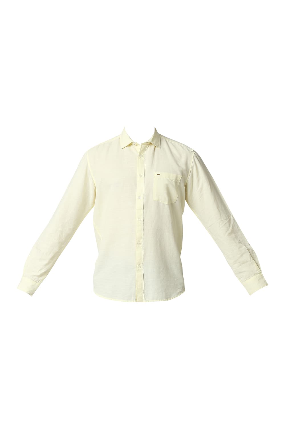 BASICS SLIM FIT COTTON HEMP SHIRT