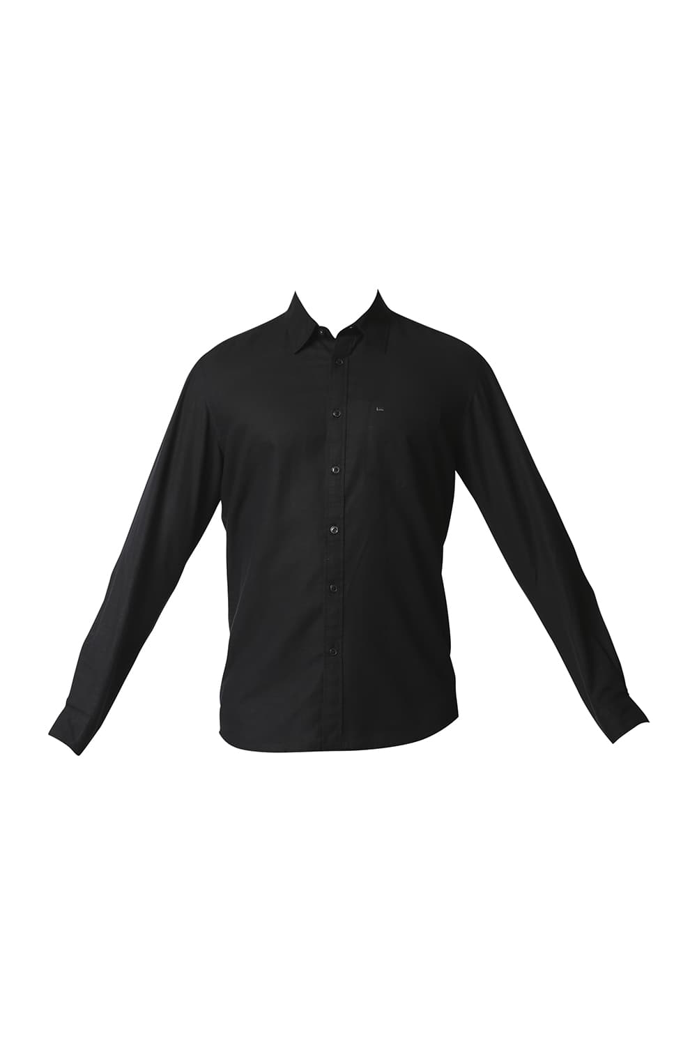 BASICS SLIM FIT COTTON HEMP SHIRT