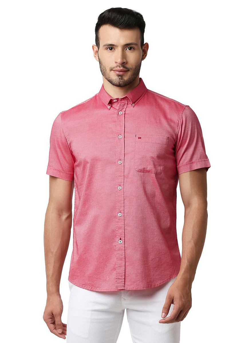 BASICS SLIM FIT OXFORD SHIRT