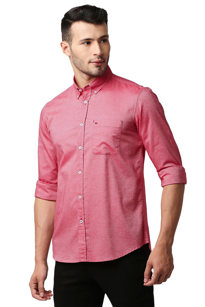 BASICS SLIM FIT OXFORD SHIRT