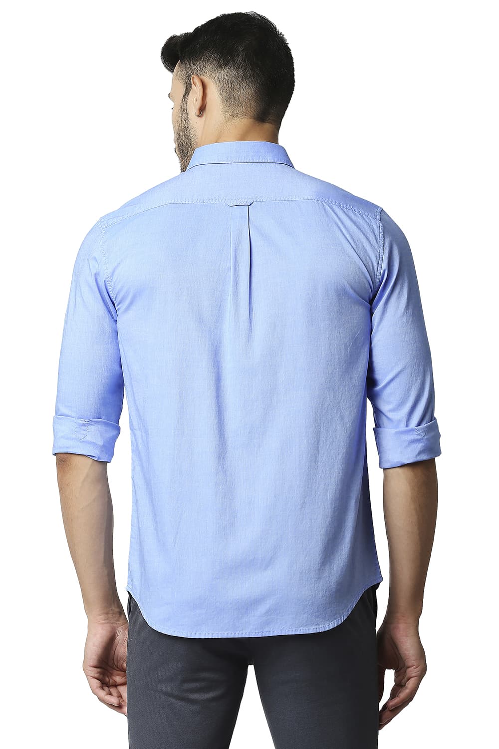 BASICS SLIM FIT OXFORD SHIRT