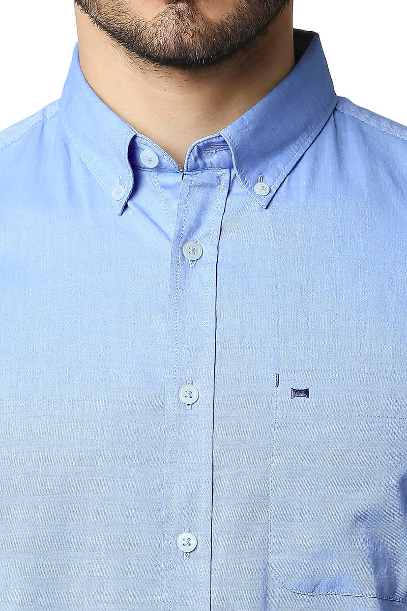 BASICS SLIM FIT OXFORD SHIRT