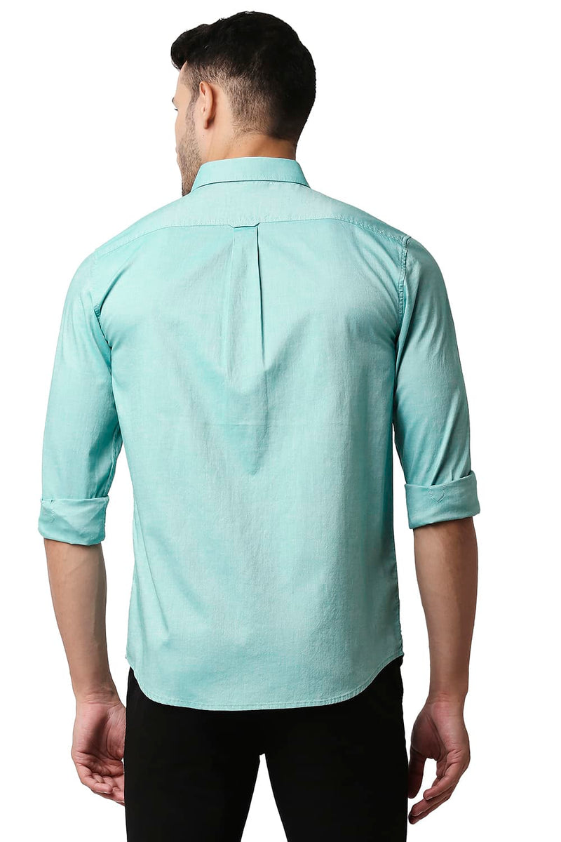 BASICS SLIM FIT OXFORD SHIRT