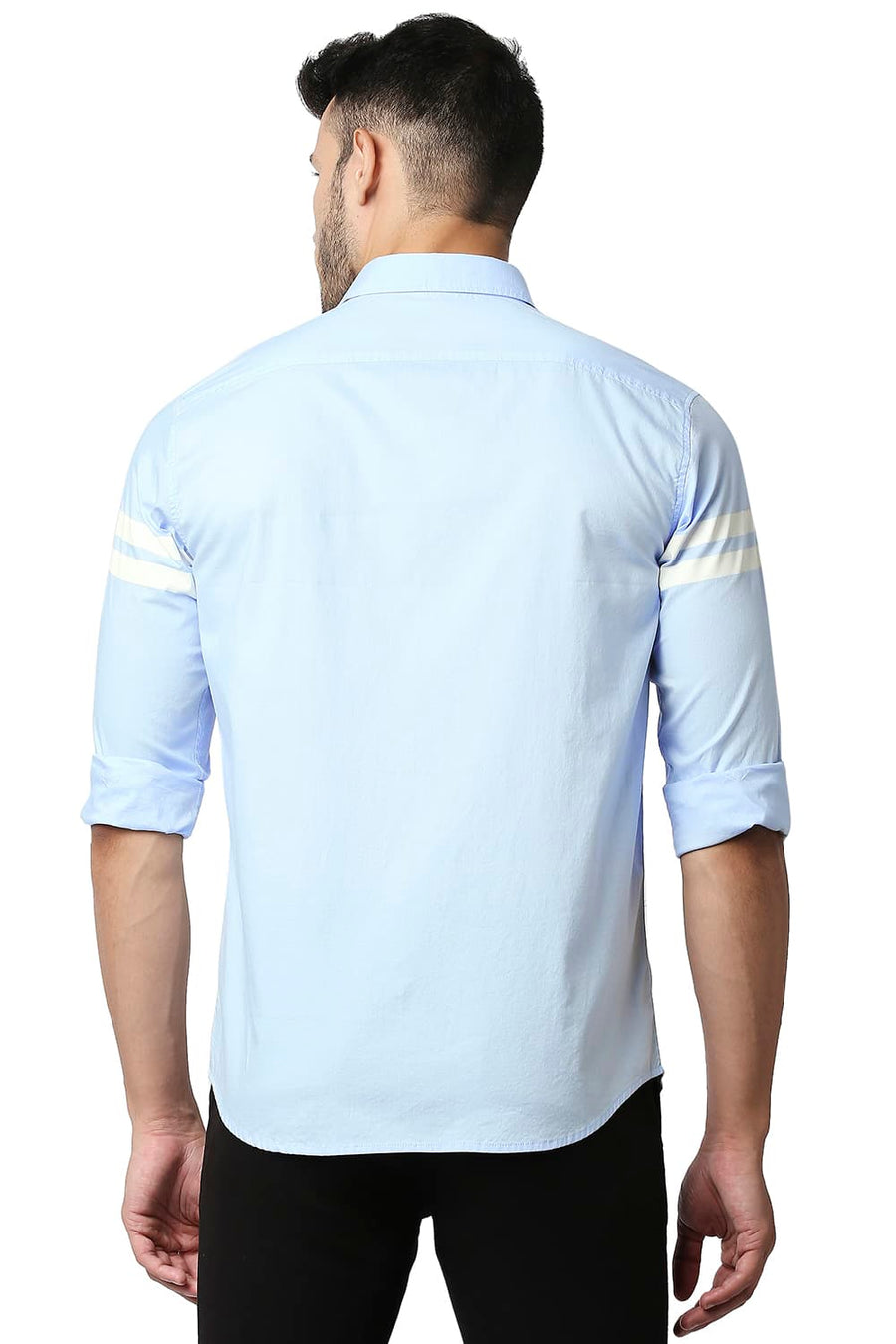 BASICS SLIM FIT DREAM BLUE OXFORD SHIRT