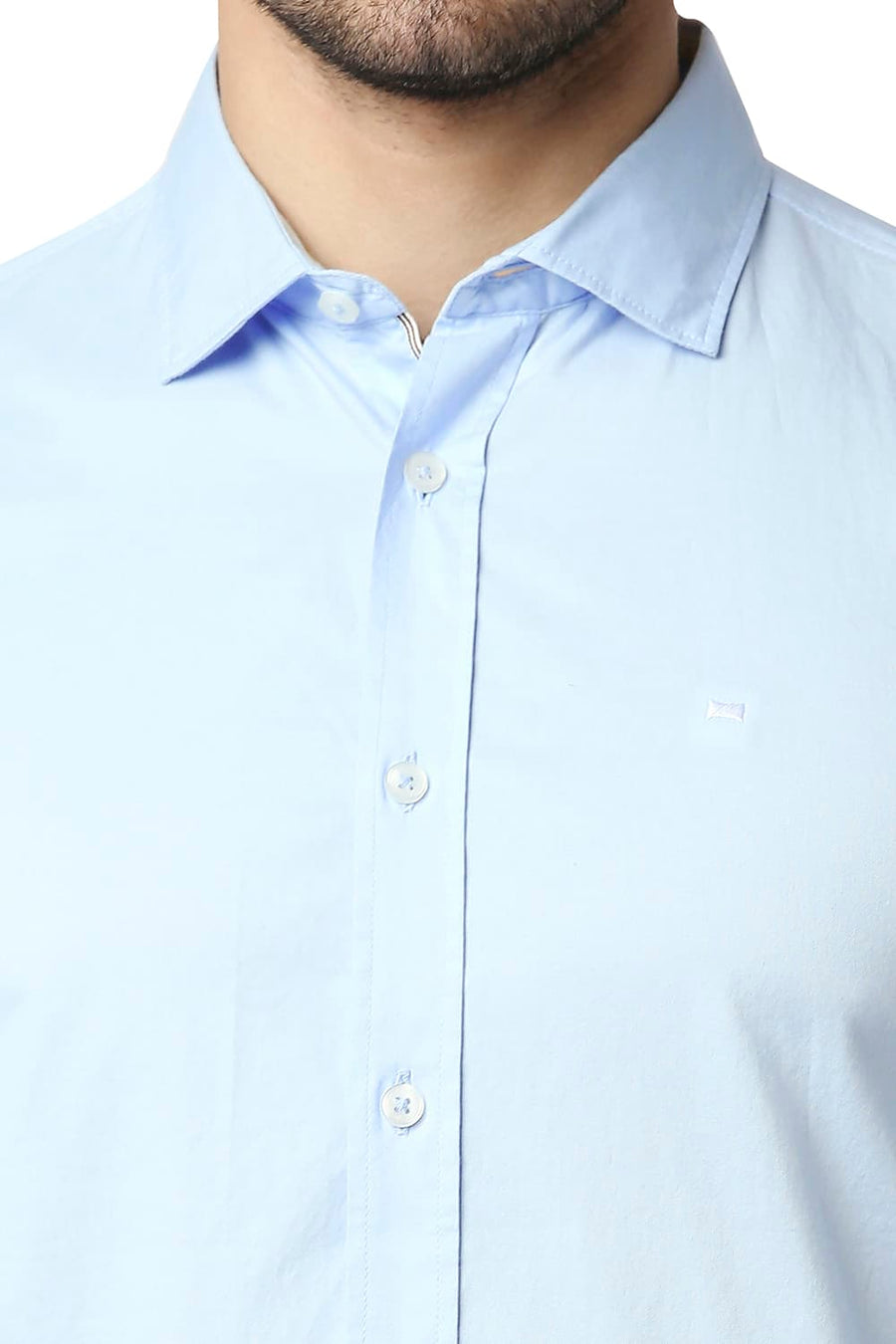 BASICS SLIM FIT DREAM BLUE OXFORD SHIRT