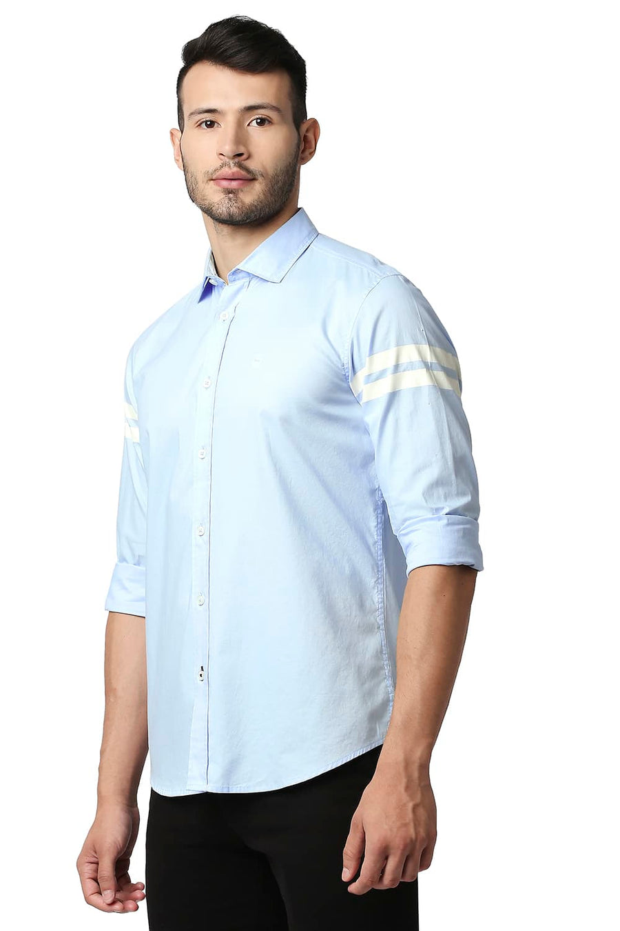BASICS SLIM FIT DREAM BLUE OXFORD SHIRT