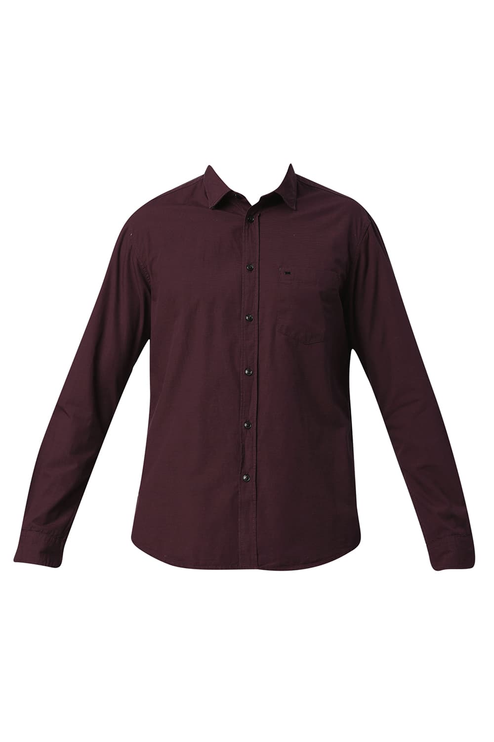 BASICS SLIM FIT COTTON FIL-A-FIL SHIRT