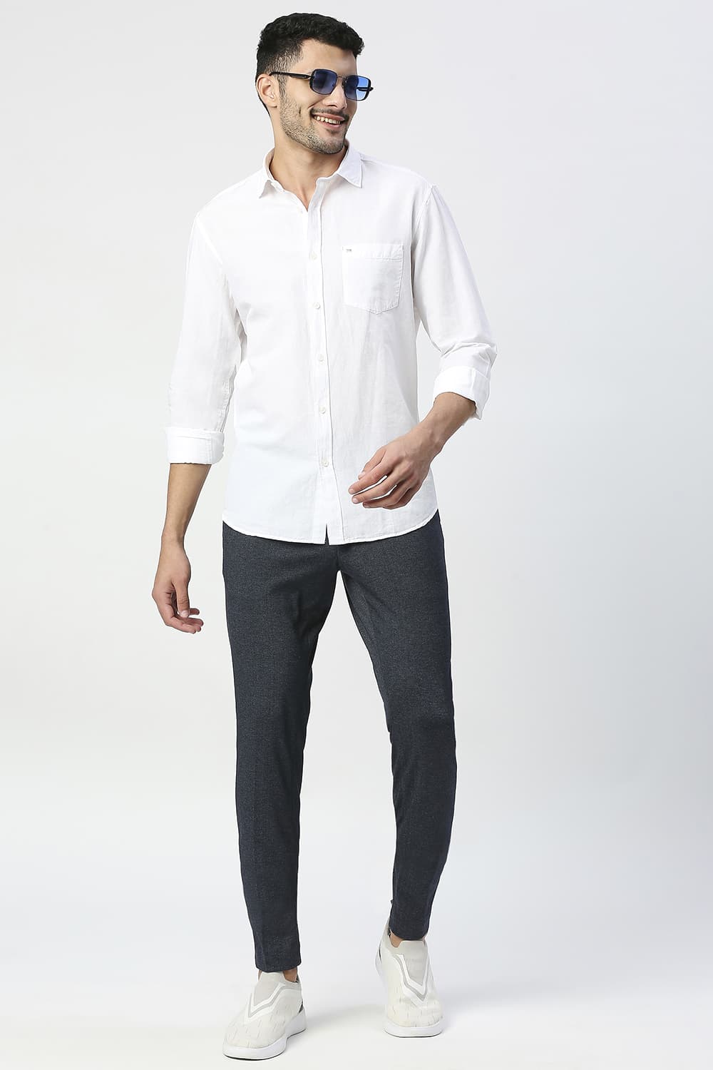 Slim Fit Cotton Linen Shirt