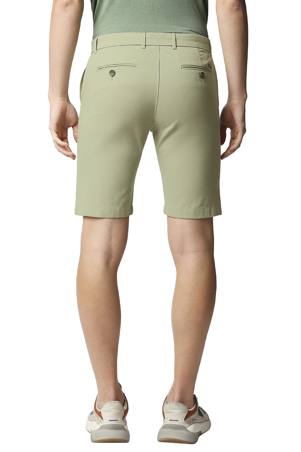 BASICS COMFORT FIT PURE COTTON TWILL SHORTS