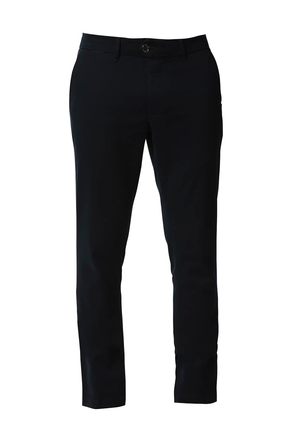 BASICS TAPERED FIT STRETCH TROUSERS