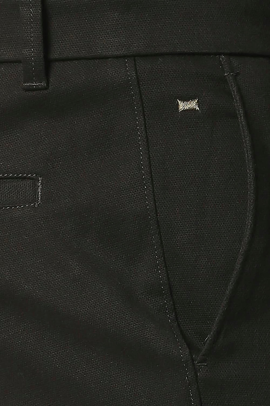 BASICS TAPERED FIT ROSIN OLIVE STRETCH TROUSERS