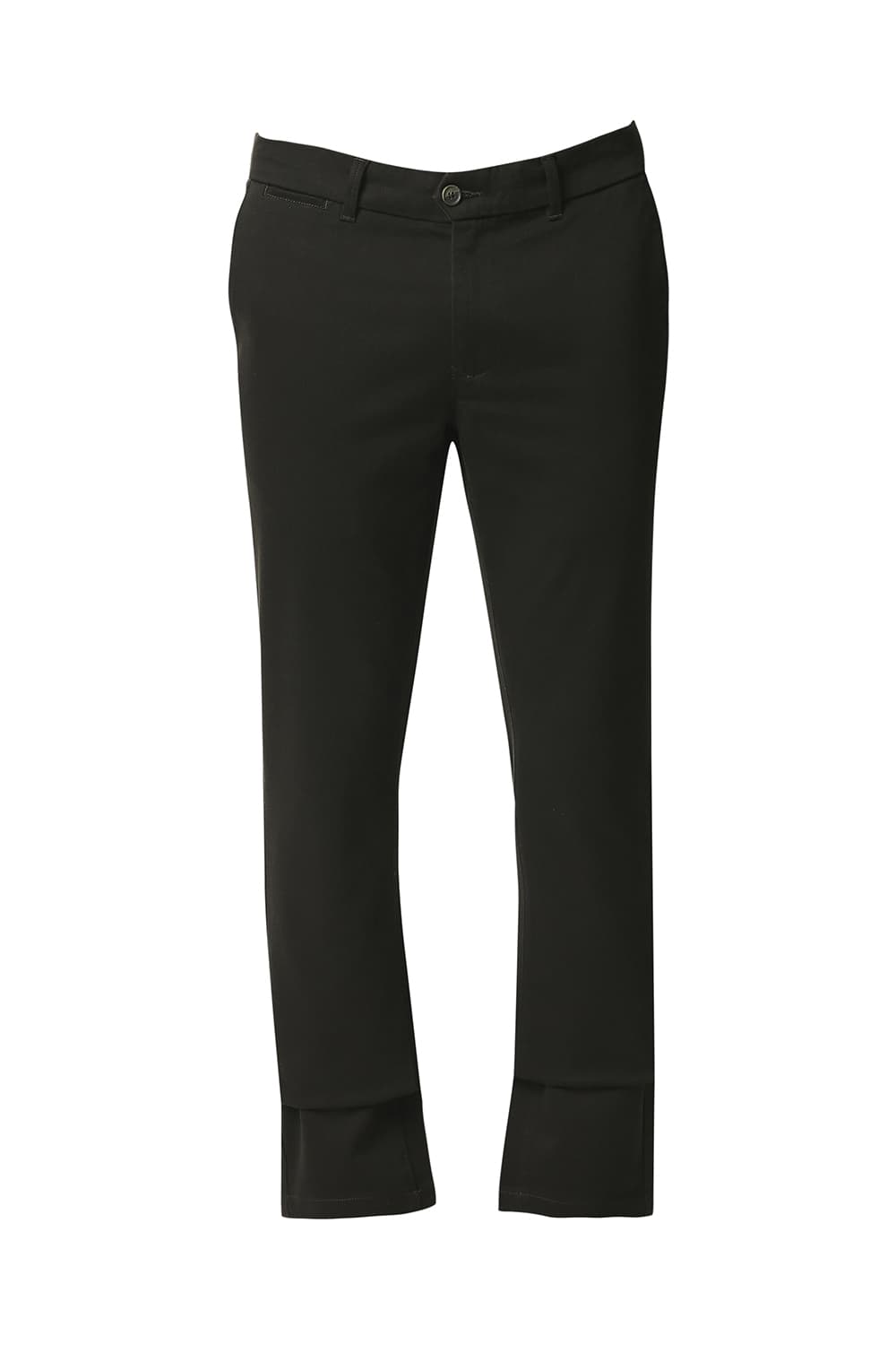 BASICS TAPERED FIT STRETCH TROUSERS