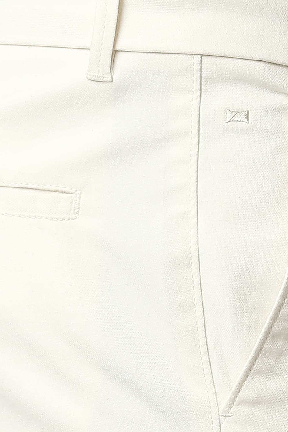 BASICS TAPERED FIT STRETCH TROUSERS