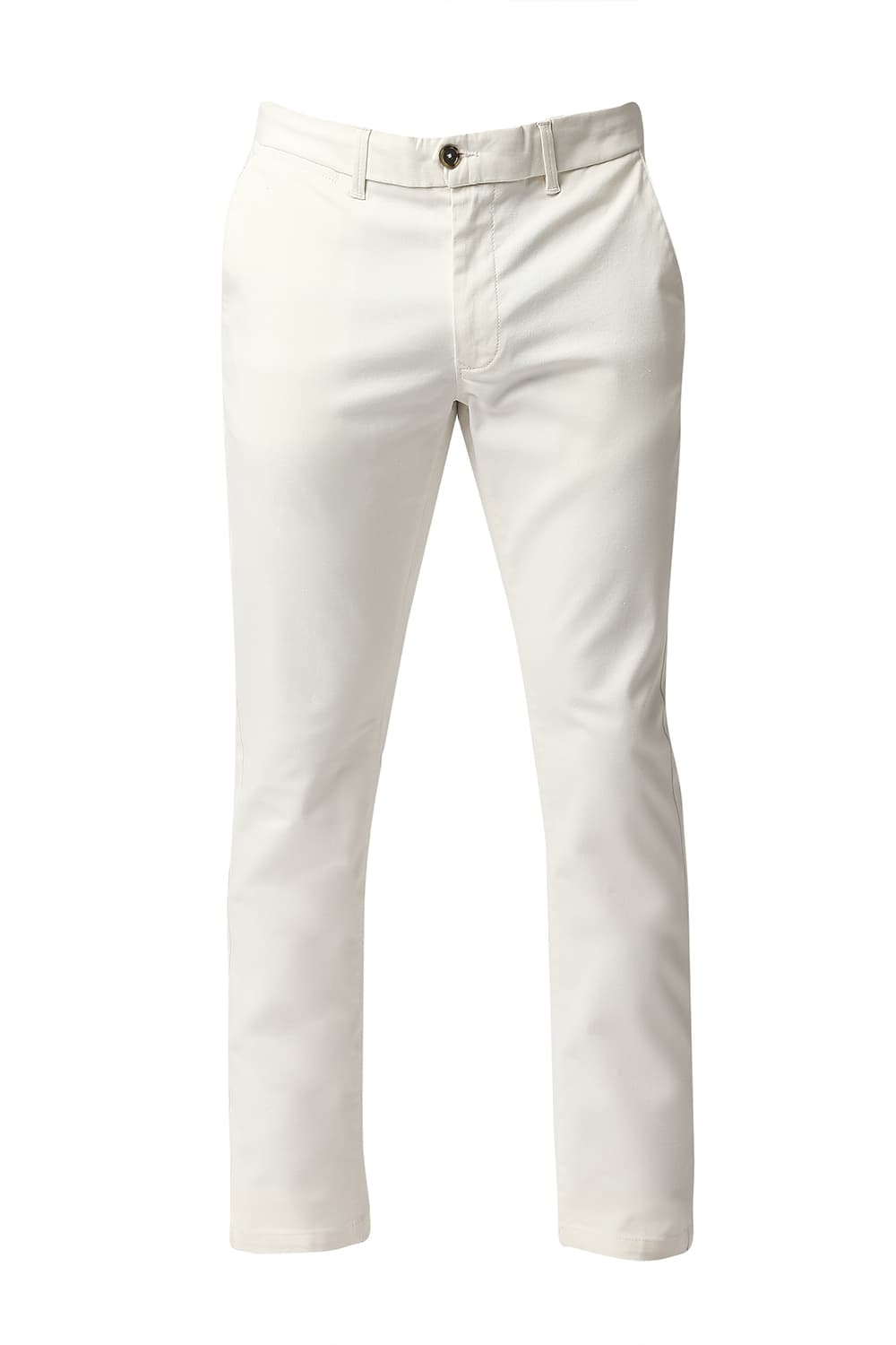 BASICS TAPERED FIT STRETCH TROUSERS