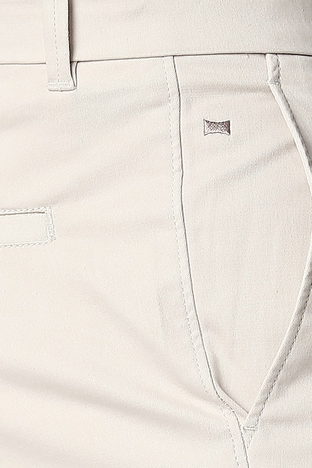 BASICS TAPERED FIT STRETCH TROUSERS